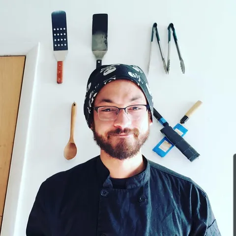 Dennis in the kitchen